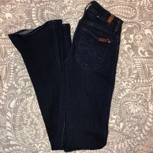 Dark wash for 7 for all mankind jeans